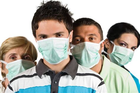 People Protection Flu Wear Protective Mask Stock Photo - Image of blue, family: 9664548