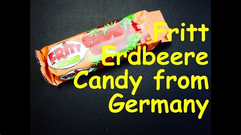 Fritt Erdbeere Strawberry Candy from Germany - SaCE - YouTube