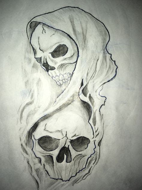 Skullheads tattoo draw | Skull artwork, Dark art drawings, Skull art