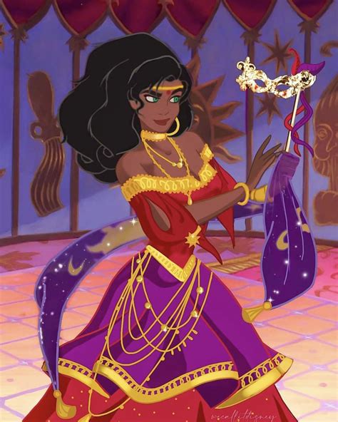 Esmeralda | This Artist Gave Disney Princess Dresses a Design Update | POPSUGAR Smart Living Photo 3