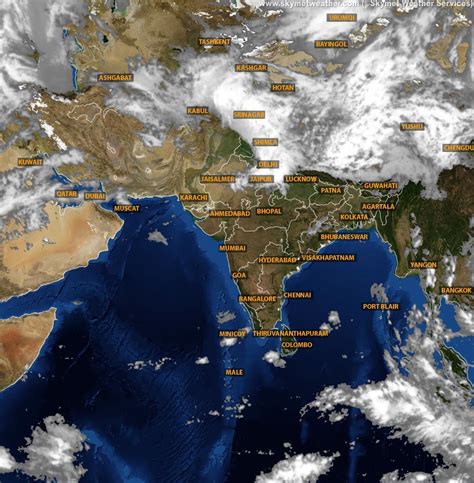 Weather Map Of India