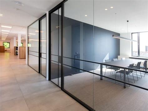 Glass office partition Modular office walls By AVC Gemino