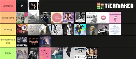 ariana grande collaborations Tier List (Community Rankings) - TierMaker