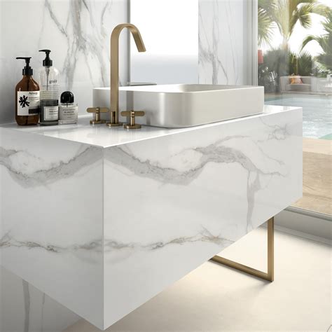 Calacatta Oro Infinity Porcelain | Countertops, Cost, Reviews