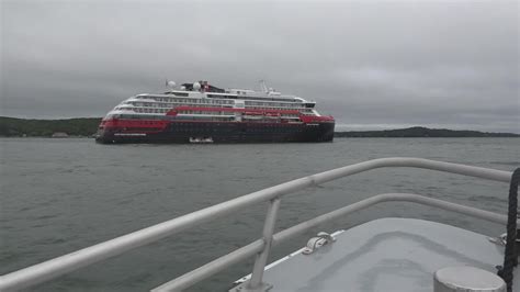 First-ever hybrid cruise ship MS Roald Amundsen is in Maine | newscentermaine.com