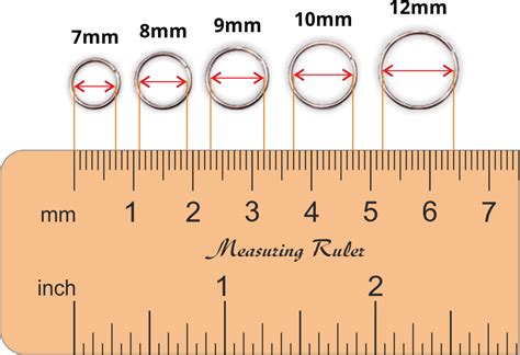 Measuring Earrings Diameter (size) | Nose ring sizes, Diamond nose ring ...