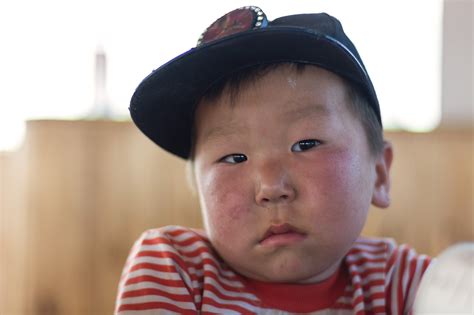 Portrait of a Mongolian boy | Copyright-free photo (by M. Vorel) | LibreShot