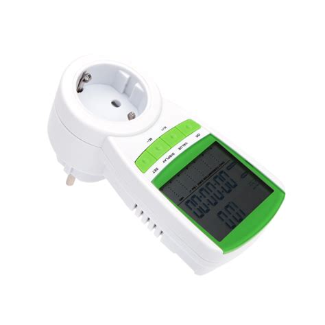 Digital wattmeter voltmeter portable Power Meter tester 230V 50Hz LCD Digital Wattage Voltage ...