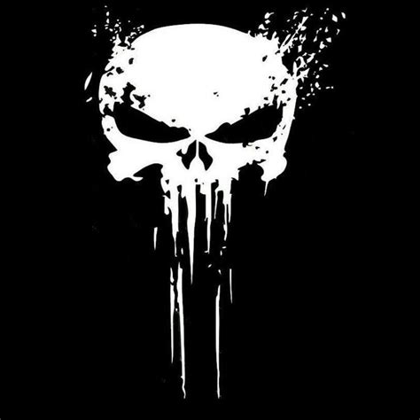 Punisher Skull Sticker Vinyl Decal, 4 x 6 in | American Legend Rider