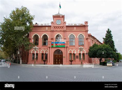 Ganja - Azerbaijan. Historic parliament building in Ganja city from 1918 Stock Photo - Alamy