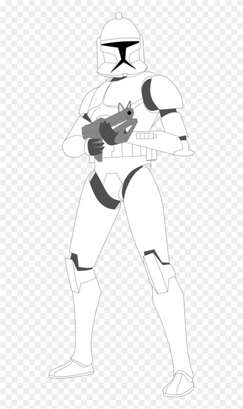 How To Draw A Clone Trooper From Star Wars The - Internaljapan9