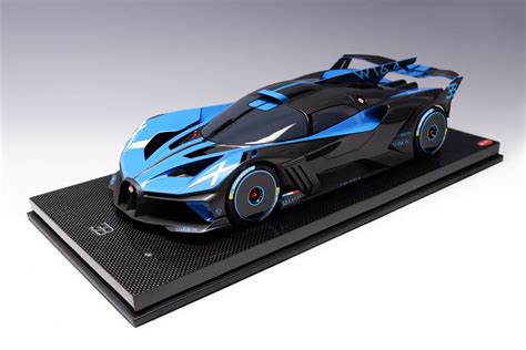 1/12 Bugatti Bolide (Carbon Bugatti Blue) Resin Car Model Limited 15 Pieces - LIVECARMODEL.com