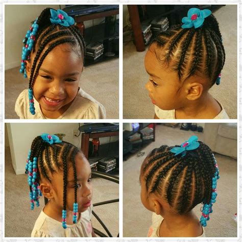 Beautiful braided childs hair style with braided bangs Toddler Braided Hairstyles, Toddler ...