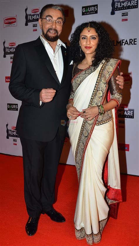 Kabir Bedi with wife Parveen Dusanj graces the red carpet at the 60th ...