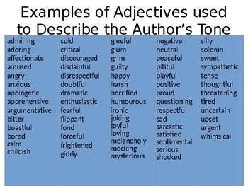 Identifying the Author's Tone in Songs and Poetry by Teaching ADD Style