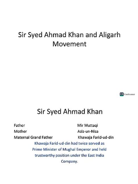 Sir Syed Services | PDF