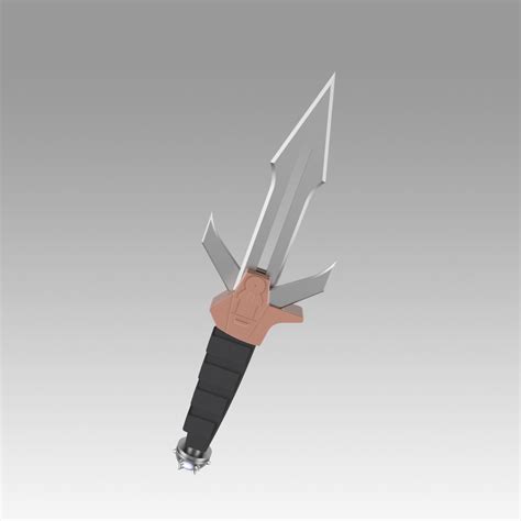 Download OBJ file Star Trek Klingon DK Tahg Knife • 3D printing model ...