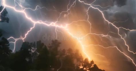 Lightning in the Sky, Lightning in the Night, Fantastic Lightning Scene ...