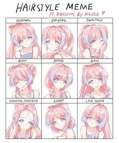 Kokomi with different hairstyles! : Genshin_Impact in 2022 | Cute drawings, Character art, Hair ...