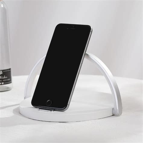 Moonlit Soft Glow LED Light, Wireless Phone Charger And Stand by Vista | Charger, Small desk ...