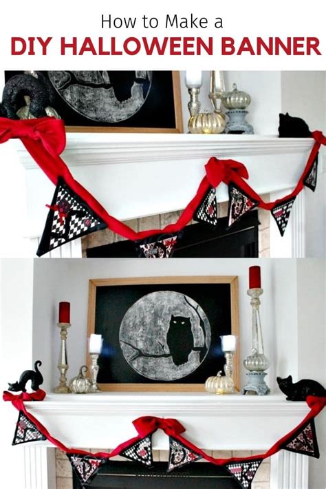 DIY Halloween Banner - Of Faeries & Fauna Craft Co.