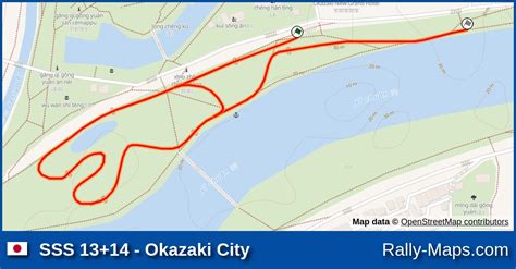 SSS 13+14 - Okazaki City stage map | Rally Japan 2022 [WRC] 🌍 | Rally ...