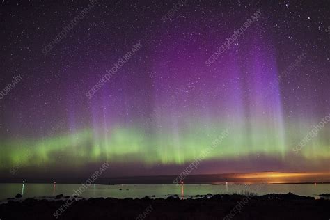 Aurora borealis over Finland - Stock Image - C047/6545 - Science Photo ...