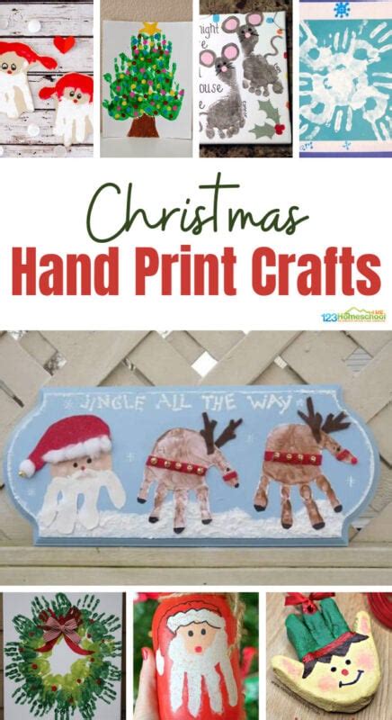 Christmas Handprint Art Preschoolers