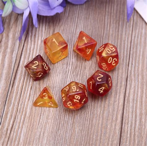 7pcs DnD Dice for Divination Witch Dice Polyhedral Dice | Etsy