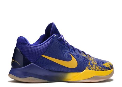 Zoom Kobe 5 'Rings' - Nike - 386429 702 - midwest gold/concord | Flight ...