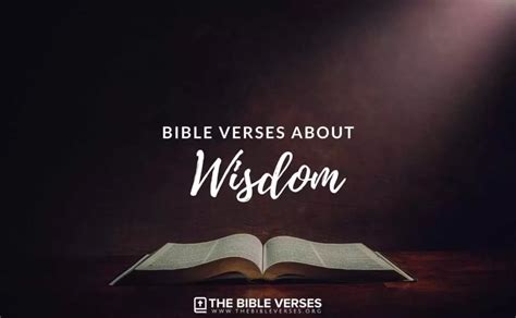 Wisdom Quotes From The Bible