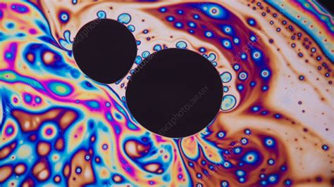 Soap film colours - Stock Video Clip - K008/5013 - Science Photo Library