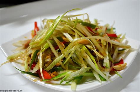 Raw papaya salad - By Rahat Zaid - Recipe Masters