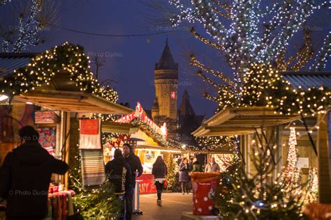 Luxembourg city Christmas Market – Stock Images Luxembourg