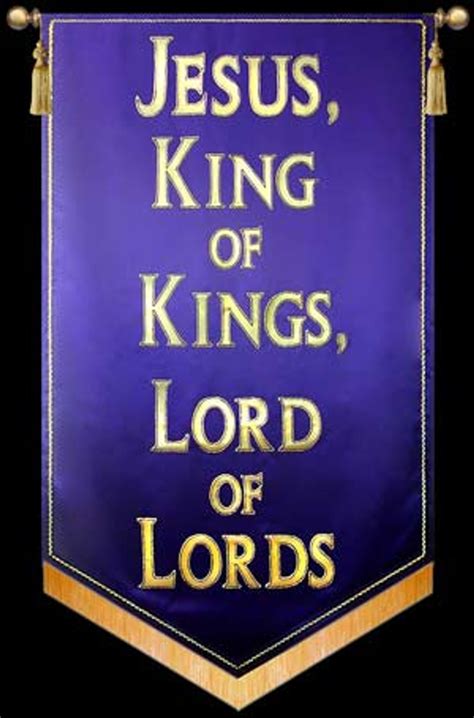 Jesus, King of Kings, Lord of Lords - Christian Banners for Praise and Worship