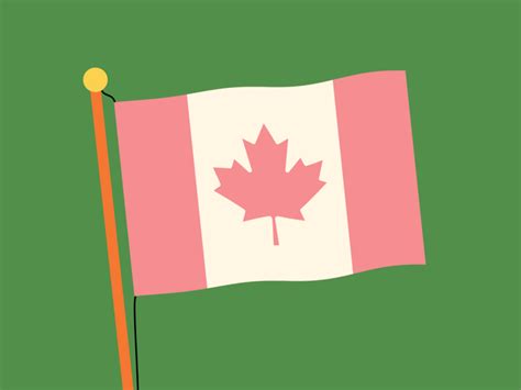 Canadian Flag Waving Gif