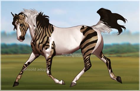 [ CLOSED ADOPT ] Equine / Zorse / Hybrid by citysane on DeviantArt