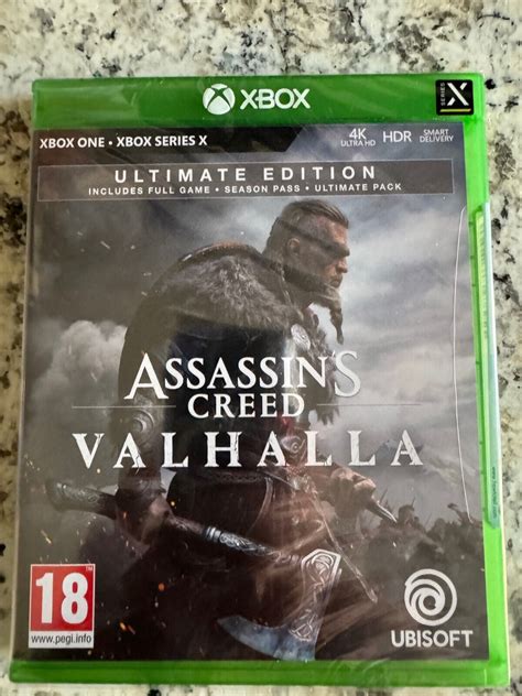 Assassins Creed Valhalla Ultimate Xbox One Series X w/Season Pass ...