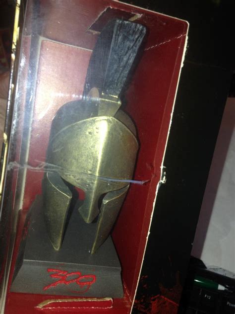 Limited Edition Spartan Helmet from the 300: Rise of an Empire Movie DVD Set-NEW | #1870430016