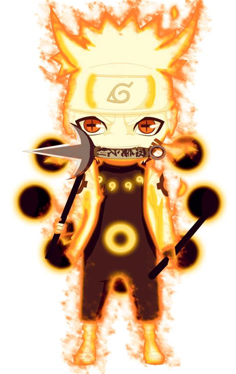 Naruto Kurama mode Chibi by GEVDANO on DeviantArt