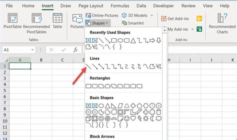 How To Draw A Line In Excel - Documentride5