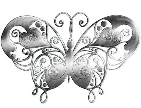 Papillon Métal D'Argent - Image gratuite sur Pixabay