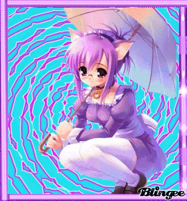 Anime Girl With Umbrella Picture #133045928 | Blingee.com