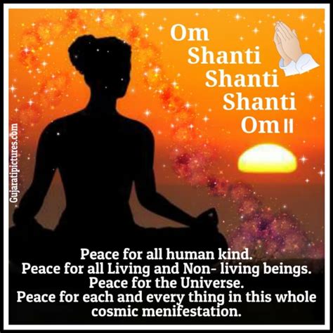 Om Shanti Shanti Shanti Om message, peace for all… - Gujarati Pictures – Website Dedicated to ...