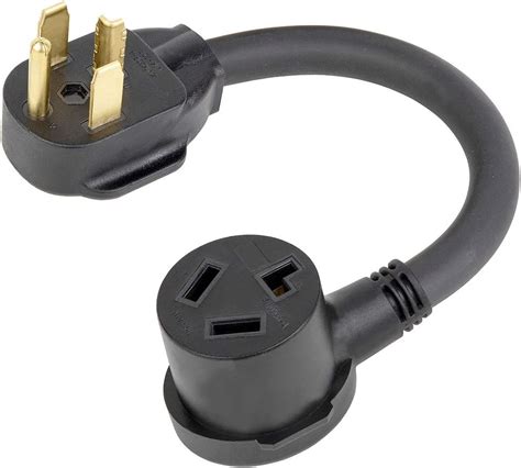 Nema 14-30P to 10-30R Dryer Adapter Cord, STW 10-AWG Heavy Duty 4-Prong ...