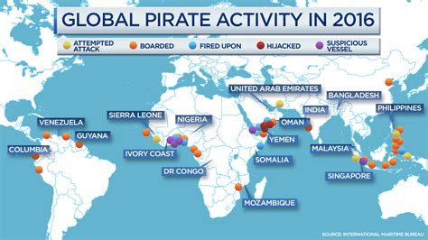 Pirates are making a comeback on the high seas, and have Africa and Asia in their sights