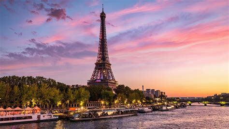 Eiffel Tower in Twilight. Paris River Seine Sunset, France - Mlenny Photography Travel, Nature ...