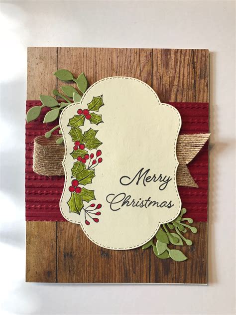 Stampin Up Blended Seasons | Simple christmas cards, Christmas card ...