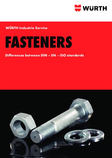 (PDF) DIN-EN-ISO Standards for Fasteners Overview