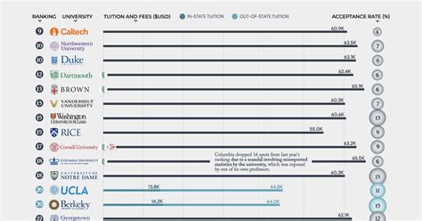 Visualized: The Best Universities in America